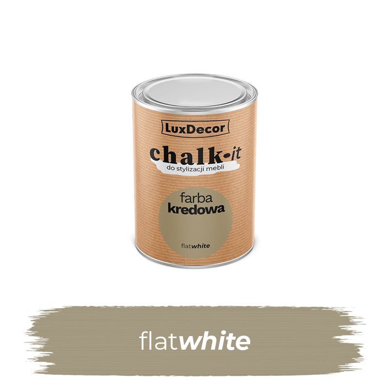 Kreidiniai dažai CHALK-IT FLAT WHITE - 125ml