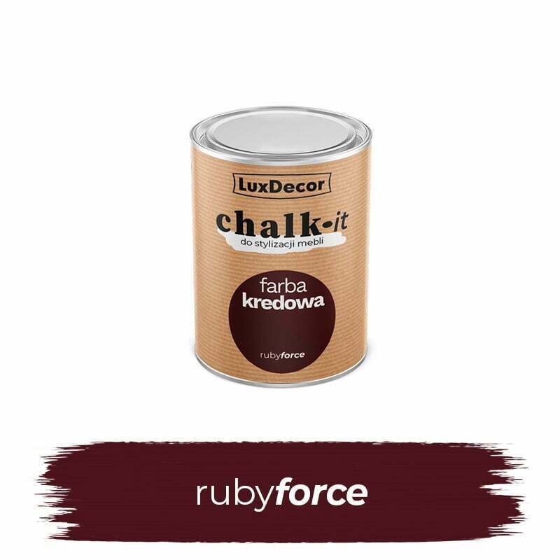 Kreidiniai dažai CHALK-IT RUBY FORCE - 750ml